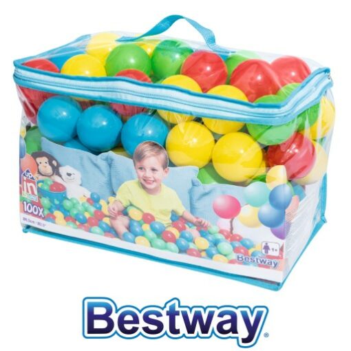 BESTWAY Sac de 100 Balles flottantes-0