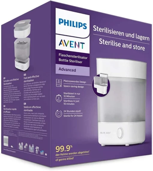 Avent Philips Stérilisateur électrique à vapeur 3 en 1