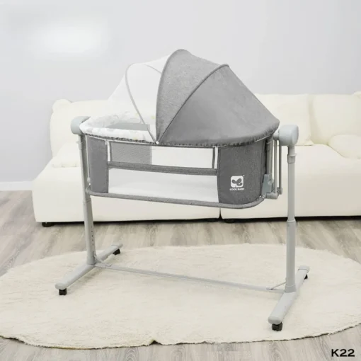 a baby cradle on a rug coolbaby