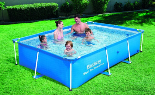 Piscine gonflable rectangulaire Bestway Steel Pro avec cadre en acier