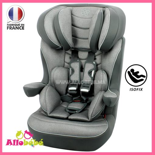 SIÈGE AUTO ISOFIX PLATINUM Gris groupe 1 2 3