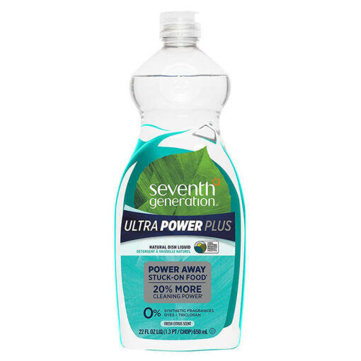 Détergent NATUREL POUR VAISSELLE, ULTRA POWER PLUS - SEVENTH GENERATION (