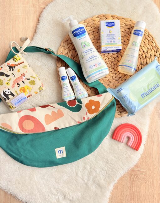 Le Pack Vanity Bag spécial bain bébé Mustela