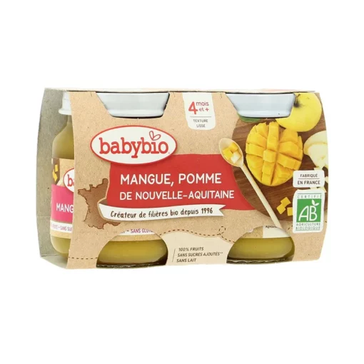 Babybio Pot mangue pomme 2*130gr