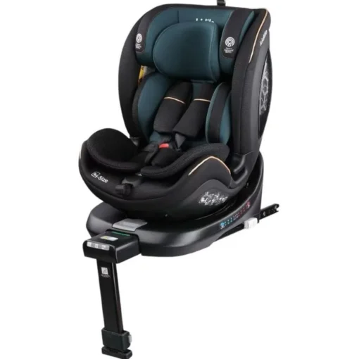 a baby car seat with a black base kidilo