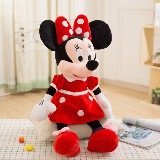 peluche minnie rouge