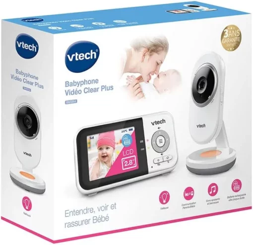 BabyPhone Vidéo Clear Plus - BM3254 - Vtech