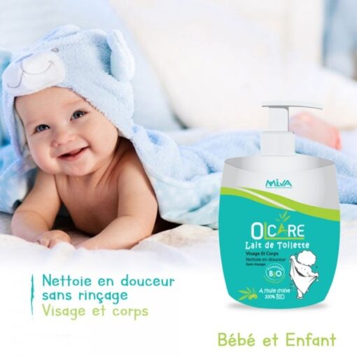 lait toilette bébé