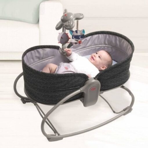 Transat Rocker-Napper 3 en 1 Gris/Noir – TINY LOVE