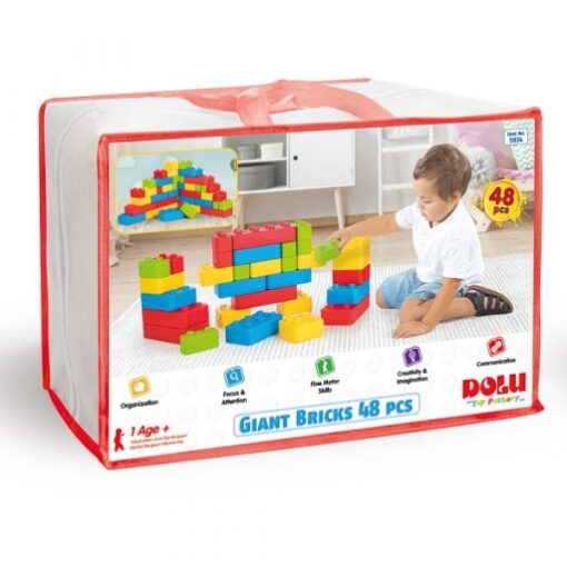 Grands Blocs de briques XL 48pcs - Dolu-0