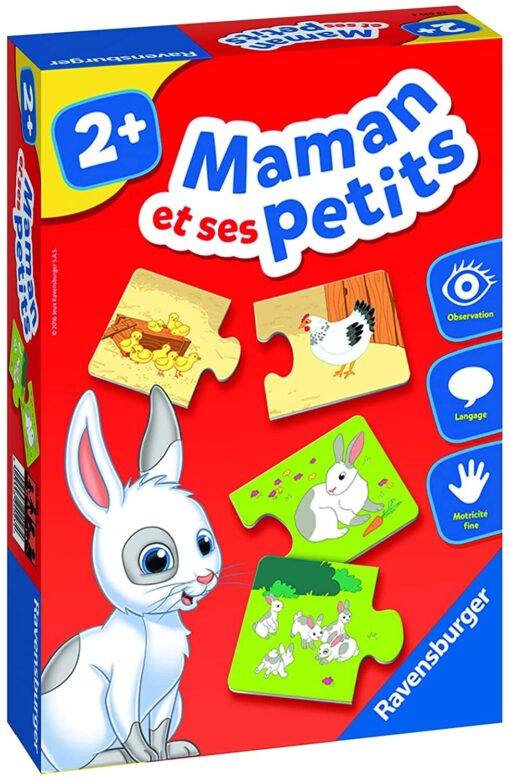 Maman et ses petits- Découverte des animaux- A partir de 2 ans