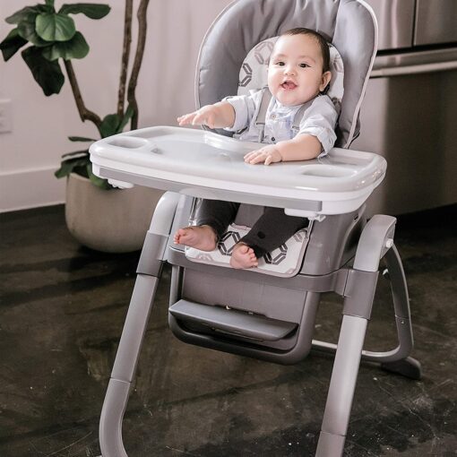 Chaise Haute, Siège Enfant et Rehausseur, 4-in-1 SmartServe INGENUITY