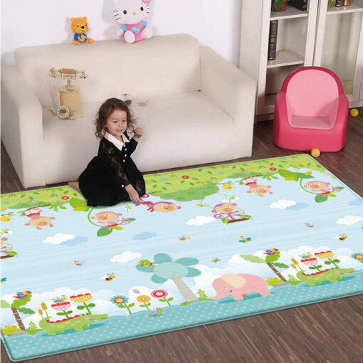 tapis de chambre pour bébé double face