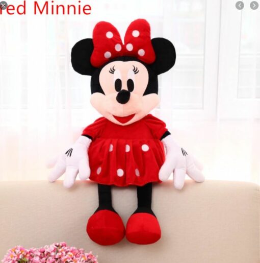 peluche minnie rouge