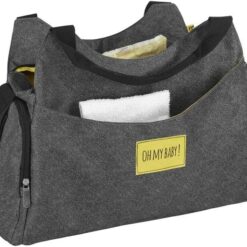 Sac langer multipoches gris chin Badabulle Allobebe Maroc