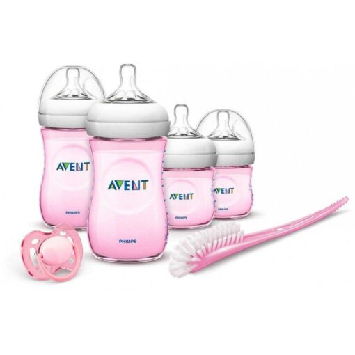 Philips Avent Coffret nouveau-né Natural 0 m+ Rose 6 pièces-0