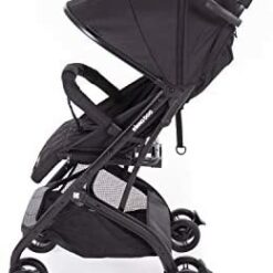 Poussette Miley Dark Grey + housse de pied - Babyfive Maroc