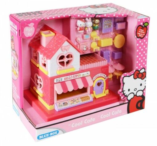 Blue box: cool café hello kitty