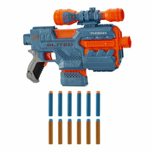 NERF ELITE 2.0 PHOENIX CS-6 ET FLECHETTES NERF ELITE OFFICIELLES