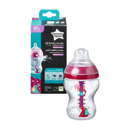 Biberon Anticholique Avancé 260ml rose - Tommee Tippee