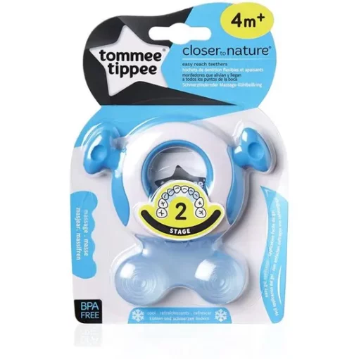 Tommee Tippee - anneau de dentition Stage 2 Easy Reach™ Bleu