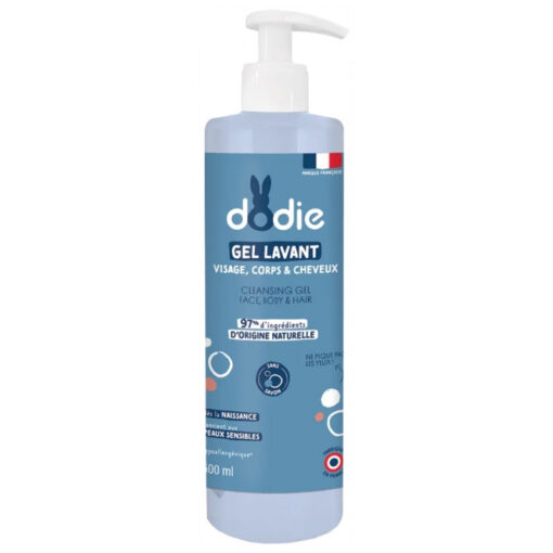 Gel lavant 3en1 flacon pompe Dodie - 500ml