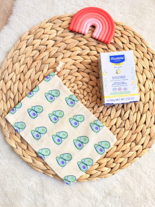 Savon Surgras à la Cire d'Abeille 100g + pochette offerte - Mustela