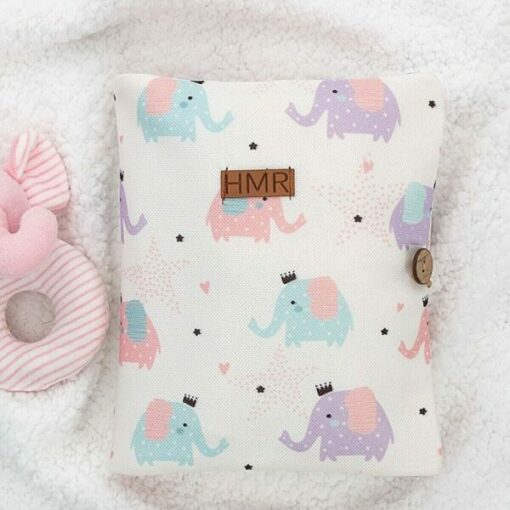 Trousse Organisateur essentiels bébé Eléphants girly - Hamur