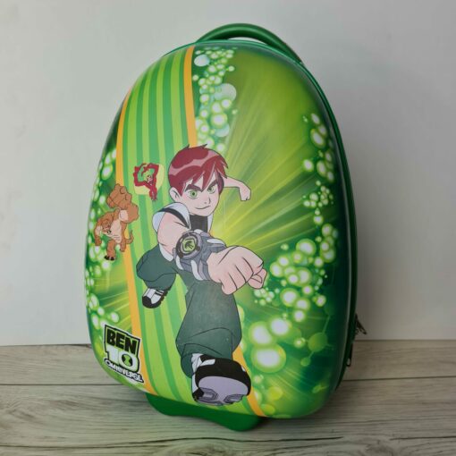 Valise Ben10 ovale Rigide 4 Roues