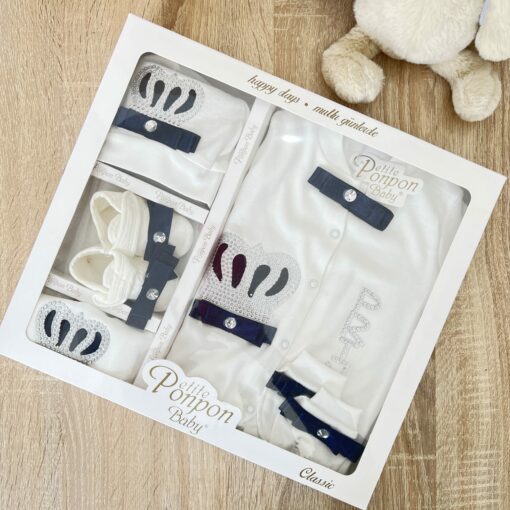 Coffret cadeau naissance bébé - Petite ponpon