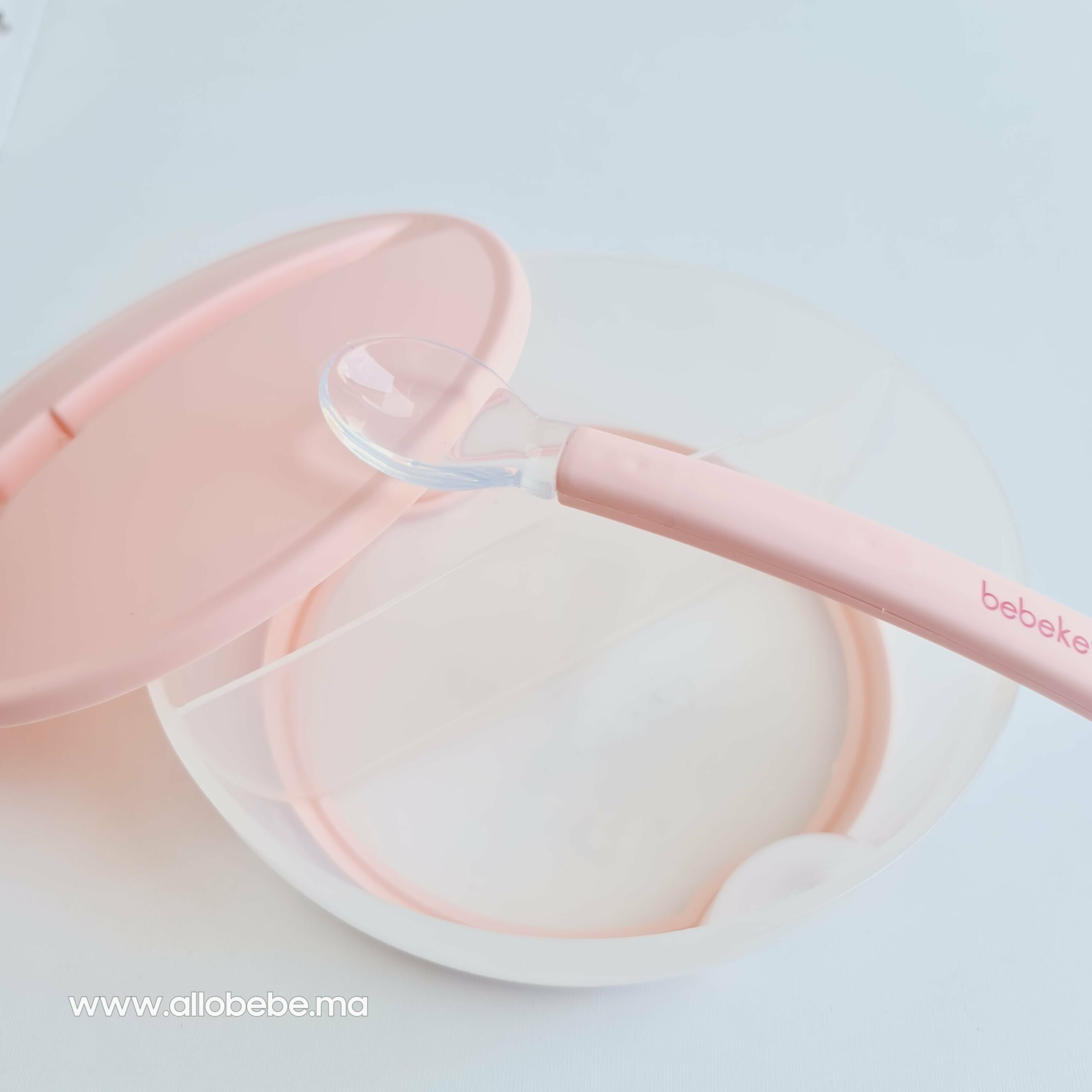 Minikoioi Bol Avec Couvercle Et Ventouse En Silicone – Rose au Maroc - Baby  And Mom