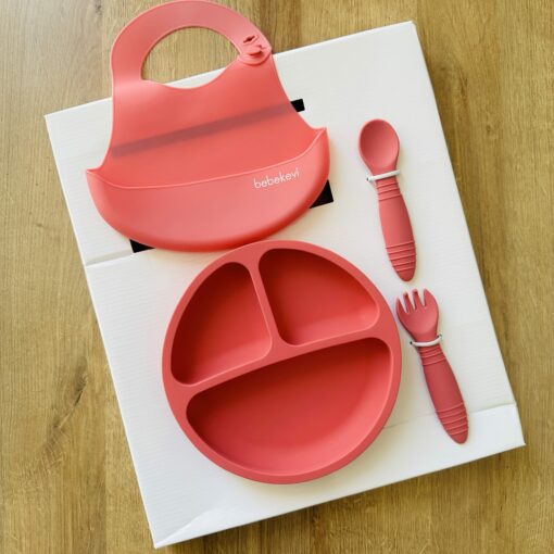 Set repas silicone 4 piéces – bebekevi