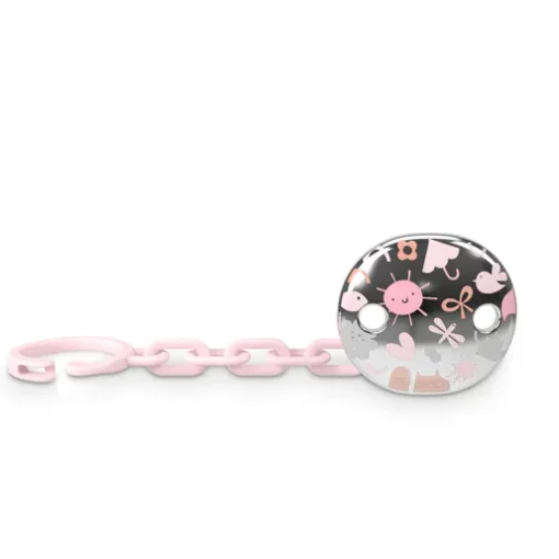 Attache Sucette Bijou +0 Memories rose - suavinex