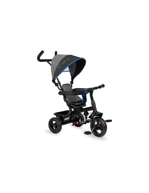 Tricycle MoMi IRIS 360° Gris/Bleu