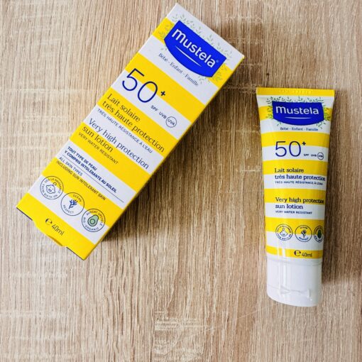 Mustela - Lait solaire très haute protection SPF50+