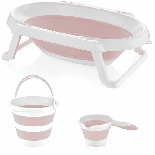 Set Baignoire pliable bébé + Seau + Verseur - Beehome