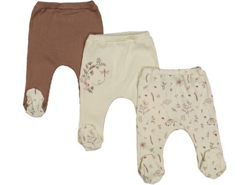 Lot de 3 Pantalons bébé garçon 0-3mois coton