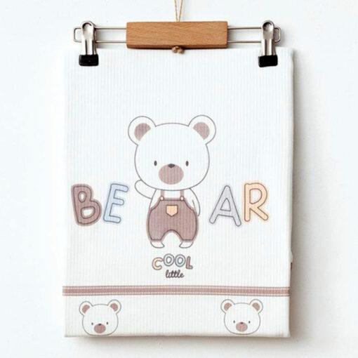 Couverture design en coton bio - bébé Bear