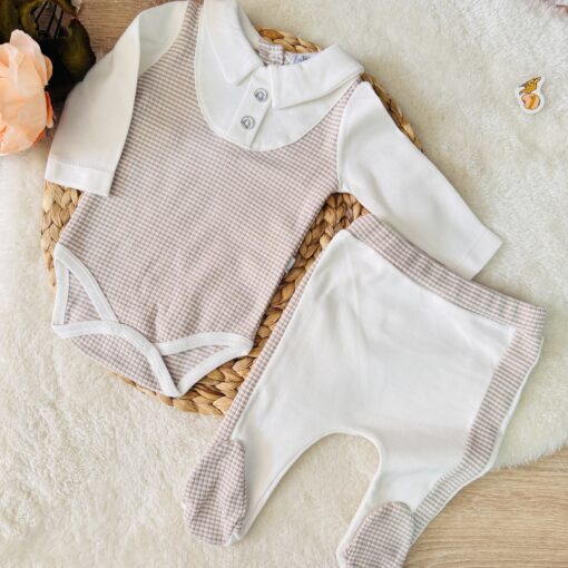 Pyjama bébé fille coton Blanc : Douceur et confort